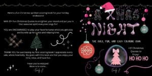 Official Christmas Coloring Book Cover